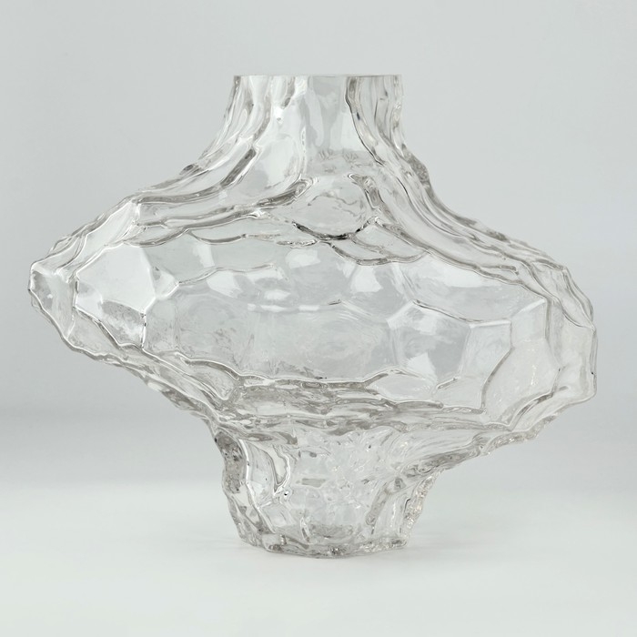 Ваза для цветов &laquo;Диаманд&raquo; из прозрачного стекла 23&times;26&times;26 см