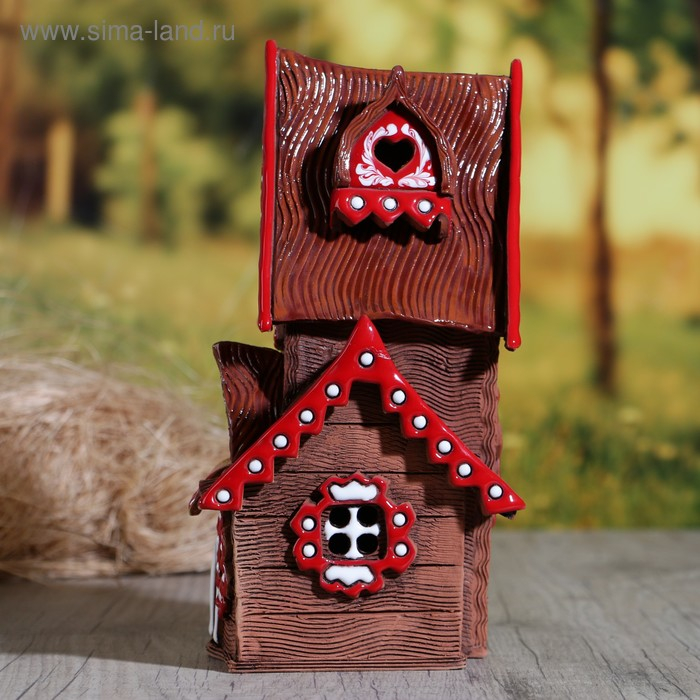 Аромалампа Домик &laquo;Варвара&raquo;, 22 см, ручная работа, микс