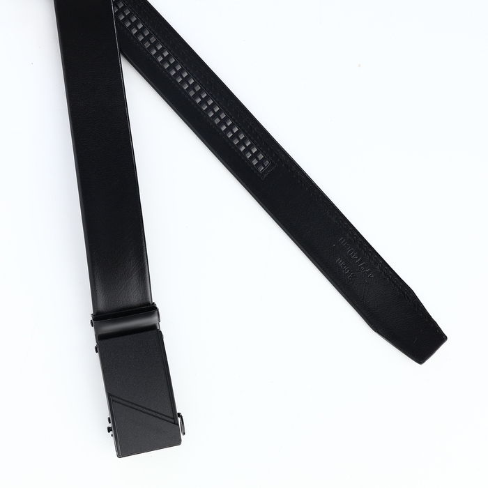 Ремень мужской, Великан, ширина 4 см, пряжка автомат, цвет чёрный Ремень мужской, Великан, ширина 4 см, пряжка автомат, цвет чёрный