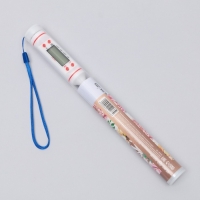 Термометр (термощуп) электронный на батарейках «Живи со вкусом», белый. Термометр (термощуп) электронный на батарейках «Живи со вкусом», белый.