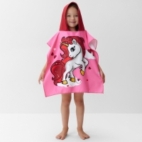 Полотенце-пончо детское LoveLife "Пони" 60х120 см, 100% пэ, 230 г/м2 Полотенце-пончо детское LoveLife "Пони" 60х120 см, 100% пэ, 230 г/м2