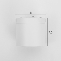 Светильник трековый ULTRA "Бочонок B" LED 6Вт 3000K-5700К CRI90 белый 8х8х7,5см Светильник трековый ULTRA "Бочонок B" LED 6Вт 3000K-5700К CRI90 белый 8х8х7,5см