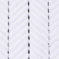 Коврик махровый Этель Lines, цв. белый, 50х70 см, 100% хлопок, 750 г/м2