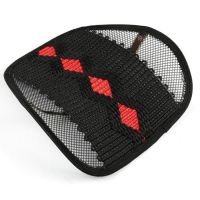 Ортопедическая спинка на сиденье усиленная, ромб, 38&times;39 см, черный