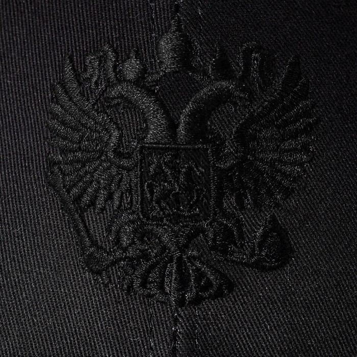 Кепка мужская «Герб», цвет чёрный, р-р 56 Кепка мужская «Герб», цвет чёрный, р-р 56