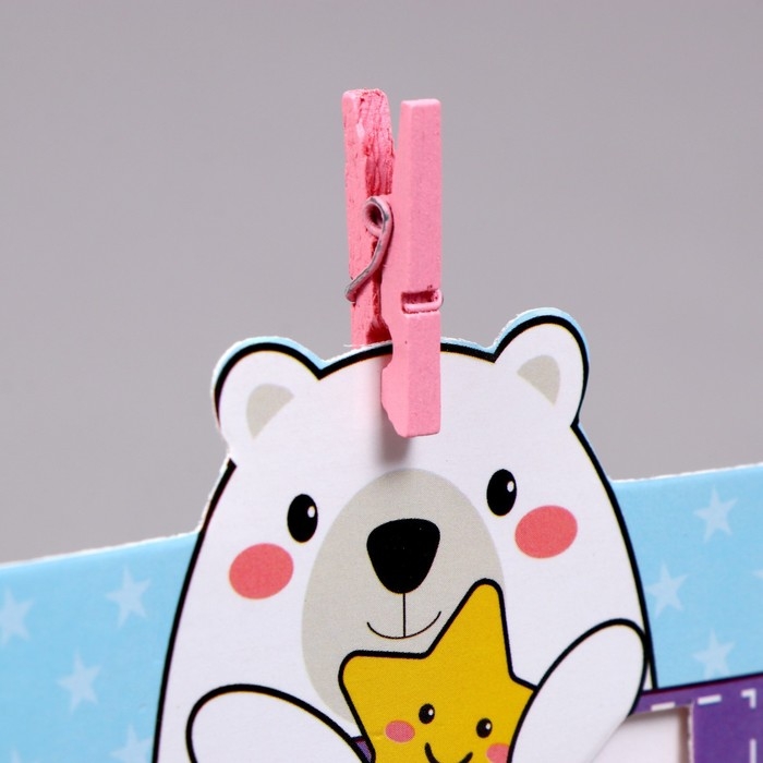 Набор фоторамок на прищепках &laquo;Кармашки&raquo;