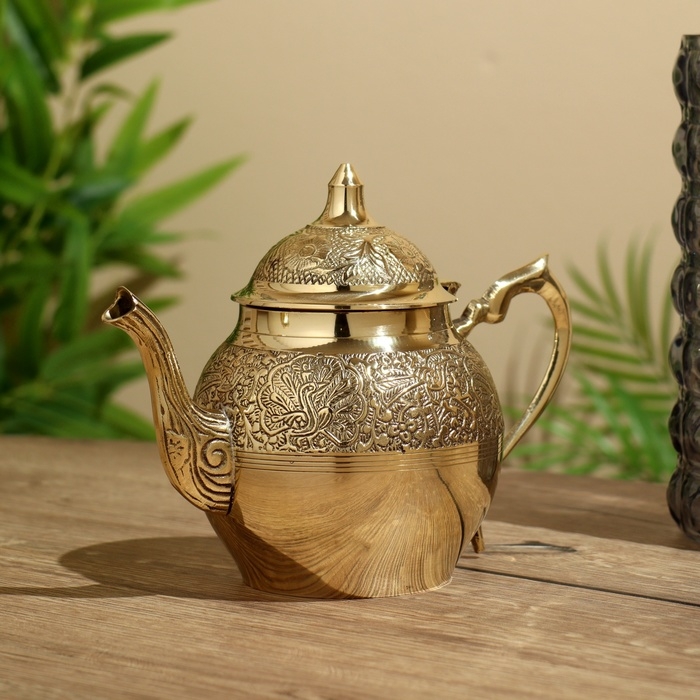 Чайник 24х11х18 см, латунь Чайник 24х11х18 см, латунь