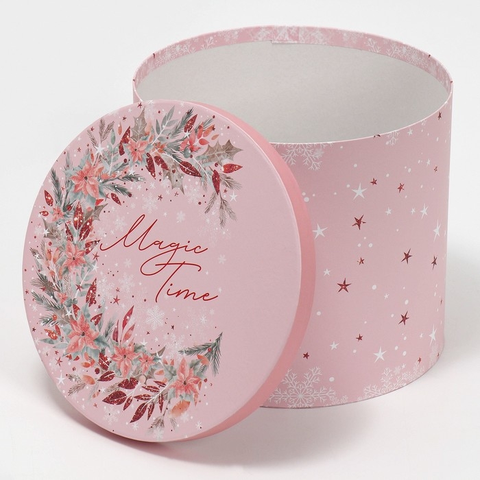 Коробка подарочная &laquo;Magic time&raquo;, 19,5 х 22 см, Новый год