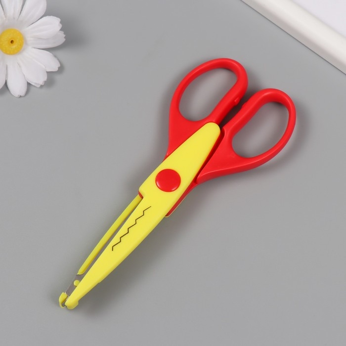 Ножницы рельефные 15,5 см, МИКС Ножницы рельефные 15,5 см, МИКС