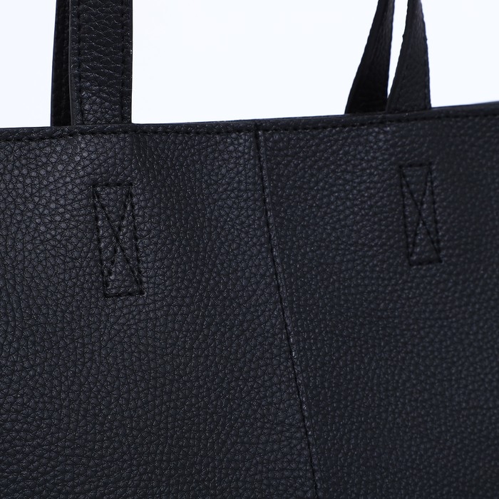 Сумка-тоут L-Craft на молнии, цвет чёрный Сумка-тоут L-Craft на молнии, цвет чёрный