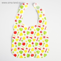 Нагрудник для кормления «Крошка Я» непромокаемый на липучке, цвет желтый Нагрудник для кормления «Крошка Я» непромокаемый на липучке, цвет желтый