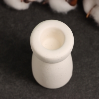 Подсвечник "Лунд" белый песок, 4х4х8см Подсвечник "Лунд" белый песок, 4х4х8см