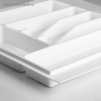 Лоток для столовых приборов, 500 мм, Белый Лоток для столовых приборов, 500 мм, Белый