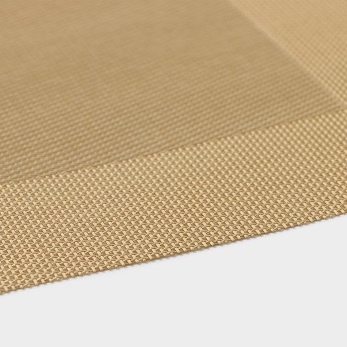 Салфетка сервировочная на стол Доляна «Шахматы», 45×30 см, цвет карамельный Салфетка сервировочная на стол Доляна «Шахматы», 45×30 см, цвет карамельный