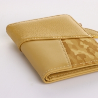 Кошелёк женский на кнопке, цвет жёлтый Кошелёк женский на кнопке, цвет жёлтый