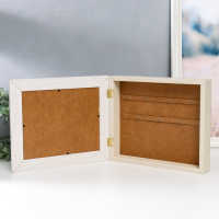 Ключница "Домик у причала" молочный дуб 26х31 см МИКС