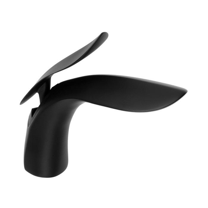 Смеситель для раковины ZEIN Z3881, однорычажный, интерьерный, высота 15 см, латунь, черный Смеситель для раковины ZEIN Z3881, однорычажный, интерьерный, высота 15 см, латунь, черный