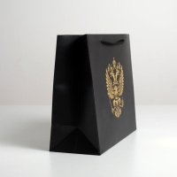 Пакет подарочный, упаковка, «Герб России», 32 х 26 х 12 см Пакет подарочный, упаковка, «Герб России», 32 х 26 х 12 см