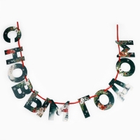 Гирлянда на ленте &laquo;Новогодняя коллекция: С новым годом&raquo;, ботаника, дл. 130 см