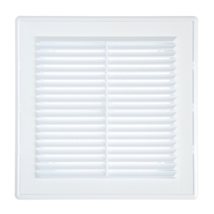 Решетка вентиляционная Решетка вентиляционная "КосмоВент" ЛР200, 200 х 200 мм, с сеткой, разъемная