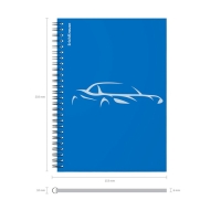 Тетрадь на спирали, 80 листов в клетку, ErichKrause Mirage, пластиковая обложка, блок офсет 100% белизна, синяя Тетрадь на спирали, 80 листов в клетку, ErichKrause Mirage, пластиковая обложка, блок офсет 100% белизна, синяя