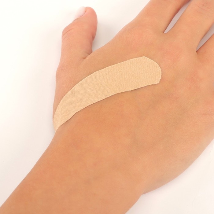 Лейкопластырь Верофарм бактерицидный набор 20 шт на тканной основе, телесные, баланс