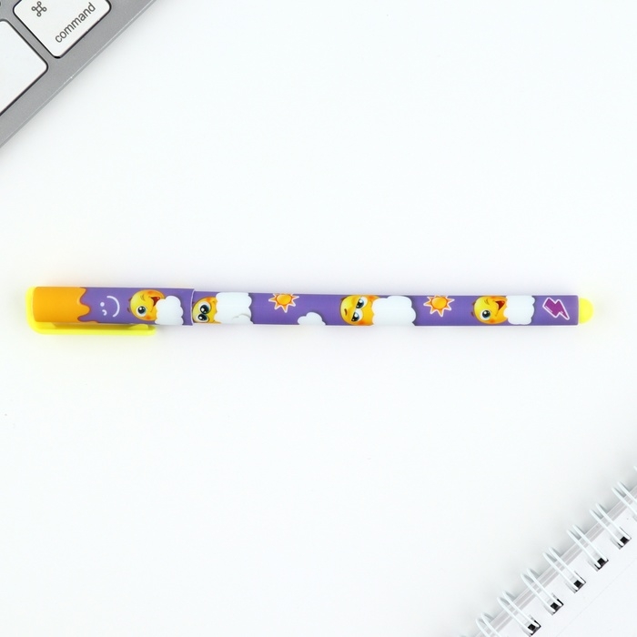 Ручка прикол шариковая синяя паста &laquo;Улыбочку&raquo;, , 0,7 мм