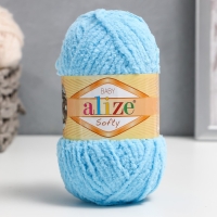 Пряжа "Softy" 100% микрополиэстер 115м/50гр (364 морская волна) Пряжа "Softy" 100% микрополиэстер 115м/50гр (364 морская волна)