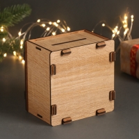 Новогодняя копилка "Елки" 12х12х9 см Новогодняя копилка "Елки" 12х12х9 см