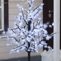 Светодиодное дерево &laquo;Белый клён&raquo; 1.5 м, 600 LED, постоянное свечение, 220 В, свечение белое