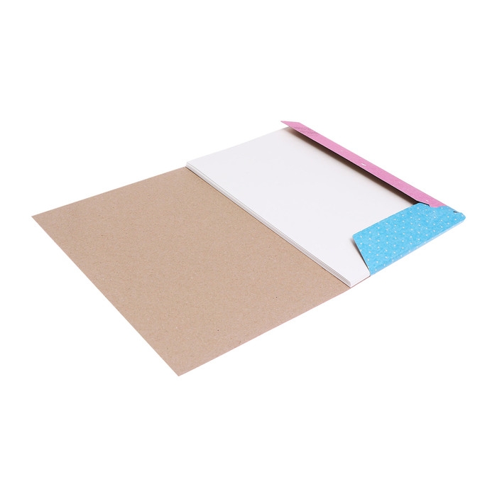 Бумага для акварели, пастели А4, 20 листов, блок 200 г/м2, в папке, МИКС