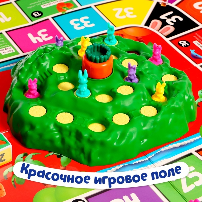 Настольная игра &laquo;Ушастые гонки. Загадка острова&raquo;, 2-4 игрока, 4+