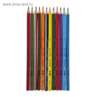 Карандаши акварельные 12 цветов 3.0 мм, Koh-I-Noor "Рыбки" 3716, картонная коробка, L=175 мм Карандаши акварельные 12 цветов 3.0 мм, Koh-I-Noor "Рыбки" 3716, картонная коробка, L=175 мм