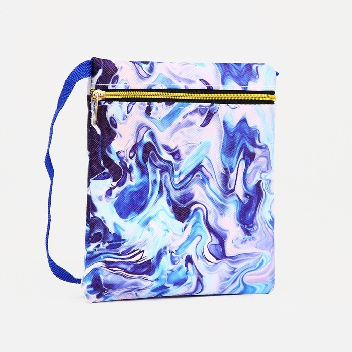 Сумка детская на молнии, цвет синий/голубой Сумка детская на молнии, цвет синий/голубой