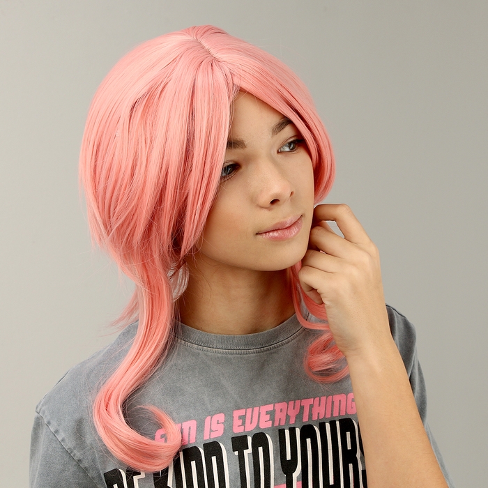 Карнавальный парик &laquo;Аниме&raquo; цвет розовый