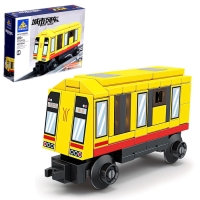 Конструктор &laquo;ЖД. Поезд метро&raquo;, с запуском, 88 деталей