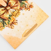 Пакет ламинированный вертикальный "Золотой бант", L 31 &times; 40 &times; 12 см