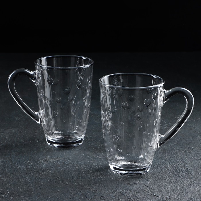Набор стеклянных кружек &laquo;Мармелад&raquo;, 325 мл, 2 шт