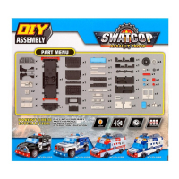 Конструктор блочный «Спецназ», световые и звуковые эффекты, ездит, 72 детали Конструктор блочный «Спецназ», световые и звуковые эффекты, ездит, 72 детали