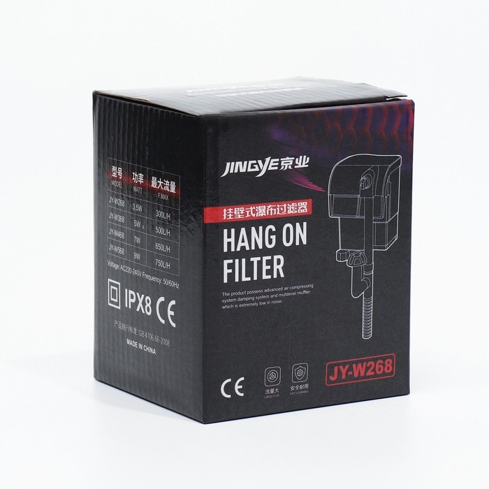 Фильтр каскадный JINGYE JY-W268, 300 л/ч, 3,5 Вт Фильтр каскадный JINGYE JY-W268, 300 л/ч, 3,5 Вт