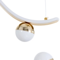 Люстра BayerLux "Волсен" LED 50Вт золото 100х100 см Люстра BayerLux "Волсен" LED 50Вт золото 100х100 см