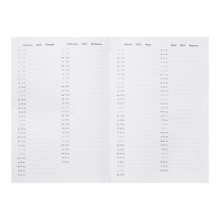 Ежедневник датированный 2024 года, А5, 176 листов, Attomex.Arkona, обложка бумвинил, ляссе, блок 70 г/м2, синий Ежедневник датированный 2024 года, А5, 176 листов, Attomex.Arkona, обложка бумвинил, ляссе, блок 70 г/м2, синий