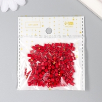 Бисер кубический стекло 4х4 мм "Яркость. Бордо" набор 20 гр Бисер кубический стекло 4х4 мм "Яркость. Бордо" набор 20 гр