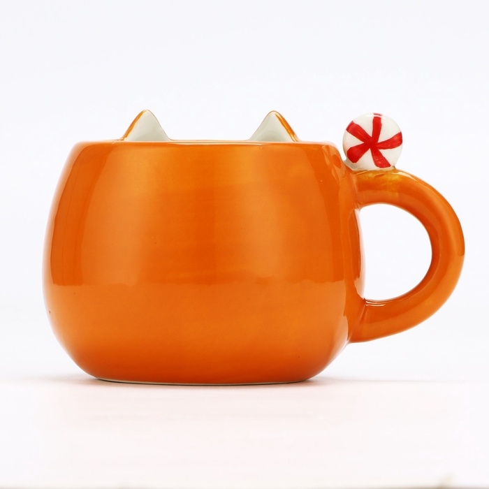 Новый год. Кружка керамическая&laquo;Белочка&raquo;, 400 мл