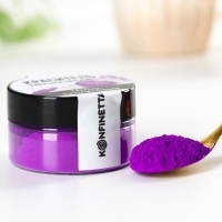 Краситель неоновый KONFINETTA, темно-фиолетовый, 7 г. Краситель неоновый KONFINETTA, темно-фиолетовый, 7 г.