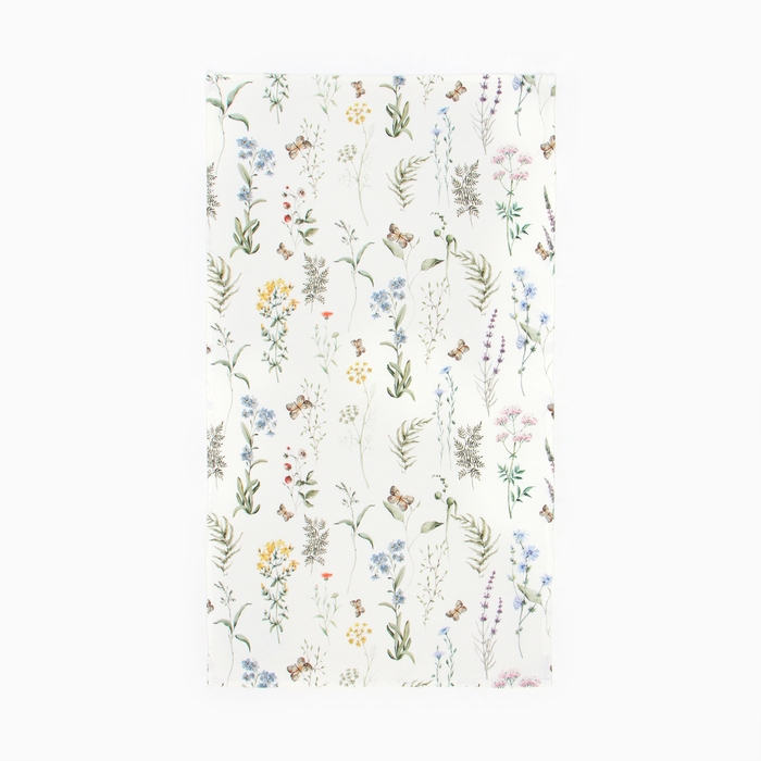 Полотенце Полотенце "Этель" Цветы 40х73 см, 100% хл, саржа 190 г/м2