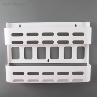 Органайзер навесной для специй, цвет белый Органайзер навесной для специй, цвет белый