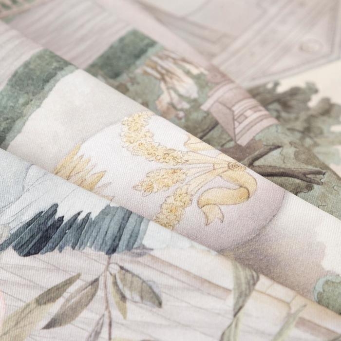 Набор столовый "Этель" Райский сад, скатерть 220х150 +/- 3см, салфетки 12 шт