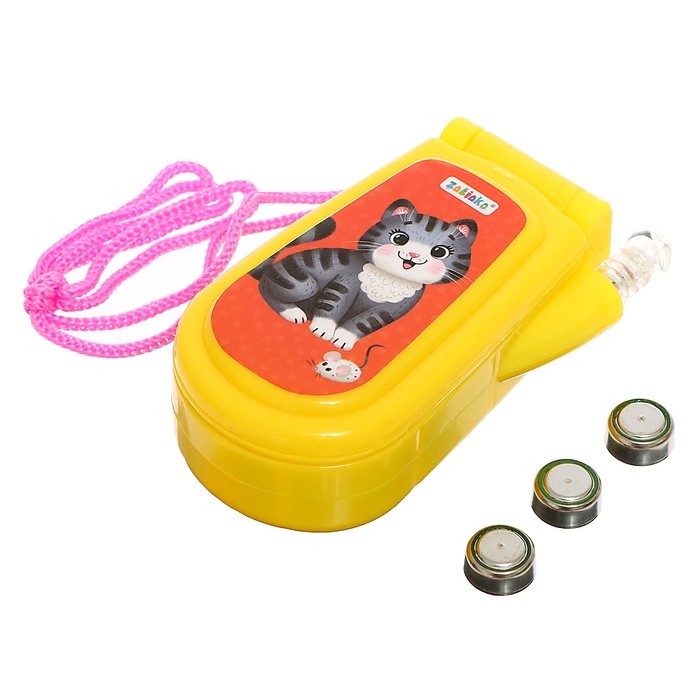 Музыкальный телефон &laquo;Друзья&raquo;, звуковые эффекты, работает от батареек, МИКС