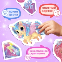 Макси-пазлы в металлической коробке &laquo;Волшебные феи&raquo;, 10 пазлов, 38 деталей